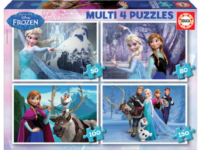 PUZZLE EDUCA   50+80+100+150 16173 FROZEN