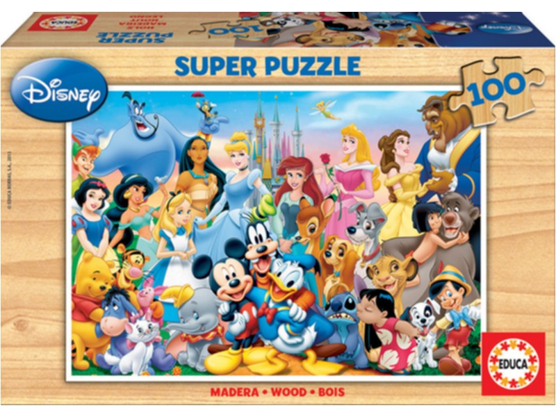 PUZZLE EDUCA  100 PIEZAS 12002 MUNDO DISNEY
