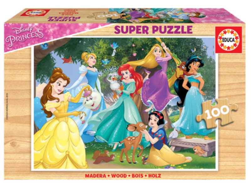 PUZZLE EDUCA  100 PIEZAS 17628 PRINCESAS DISNEY