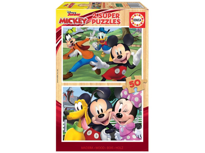 PUZZLE EDUCA   50x2 PIEZAS 18880 MICKEY & FRIENDS