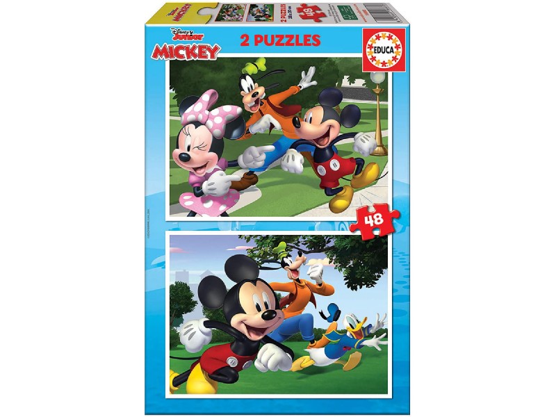 PUZZLE EDUCA   48x2 PIEZAS 18885 MICKEY & FRIENDS 