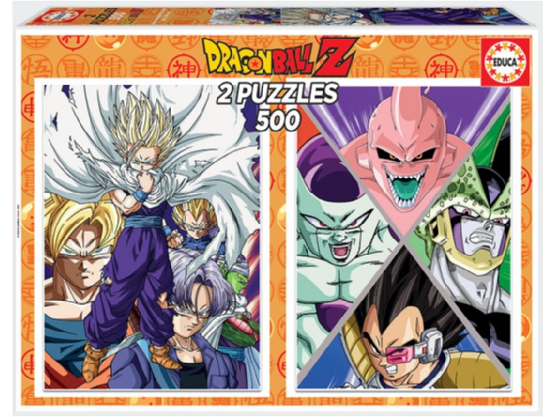 PUZZLE EDUCA  500x2 PIEZAS 18487 DRAGON BALL