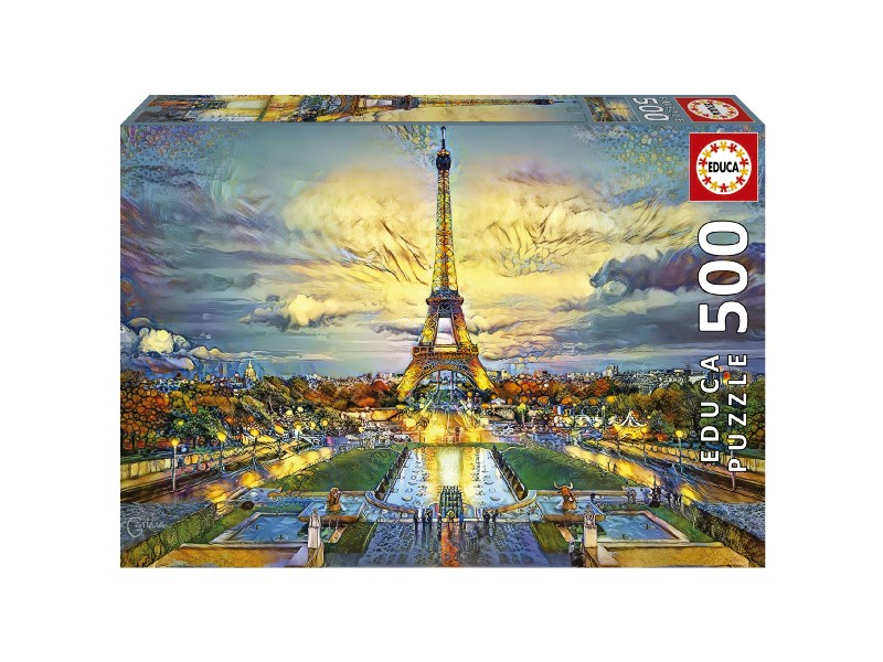 PUZZLE EDUCA  500 PIEZAS 19621 TORRE EIFFEL