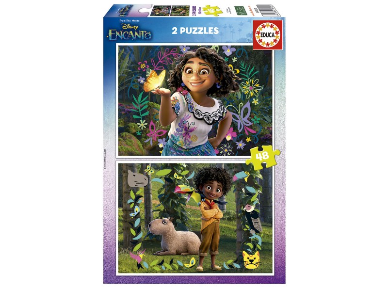 PUZZLE EDUCA   48x2 PIEZAS 19200 DISNEY ENCANTO