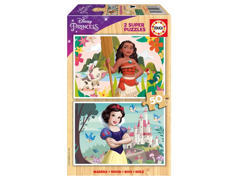 PUZZLE EDUCA   50x2 PIEZAS 19961 DISNEY PRINCESS