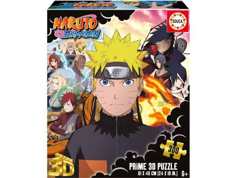 PUZZLE EDUCA  300 PIEZAS 20048 NARUTO PRIME 3D