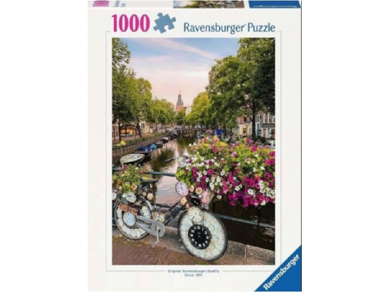 PUZZLE RAVENSBURGER 1000 PIEZAS 00780 BICI AMSTERD