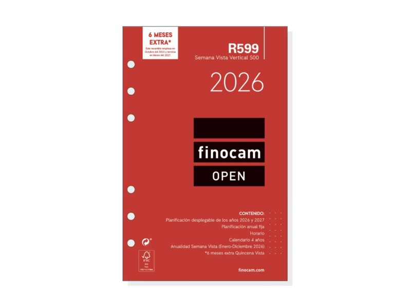 RECAMBIO AG. FINOCAM R- 599 2026 S/V 