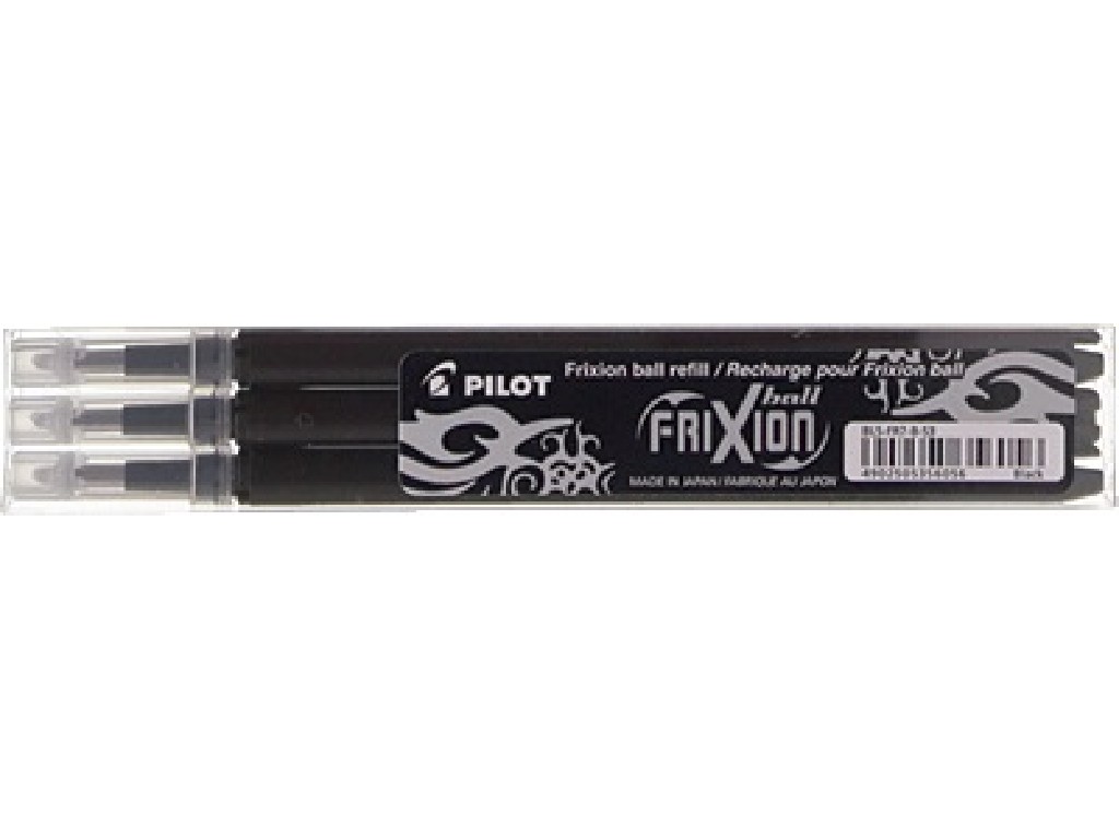 RECAMBIO BOLI PILOT FRIXION BLISTER/3 NEGRO /
