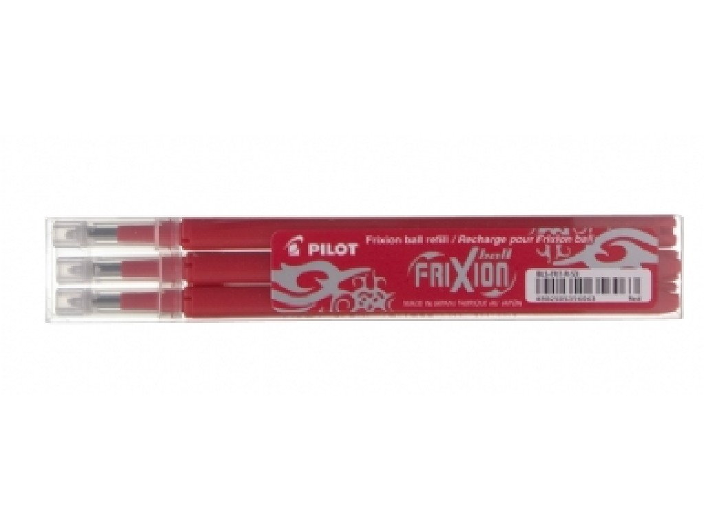 RECAMBIO BOLI PILOT FRIXION BLISTER/3 ROJO /