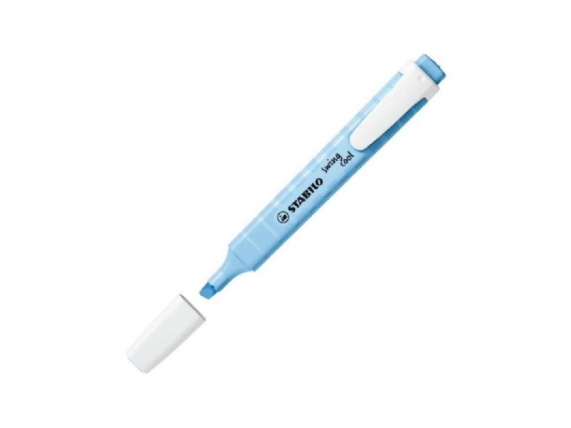 ROTULADOR FLUOR.STABILO SWING COOL AZUL VE 2751128