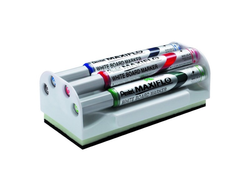 ROTULADOR PENTEL MWL5S-4N SET/4 PIZARRA CONICA