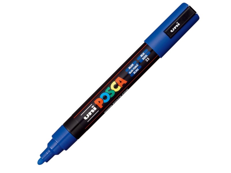 ROTULADOR UNI-BALL POSCA PC5M AZUL Nº 33