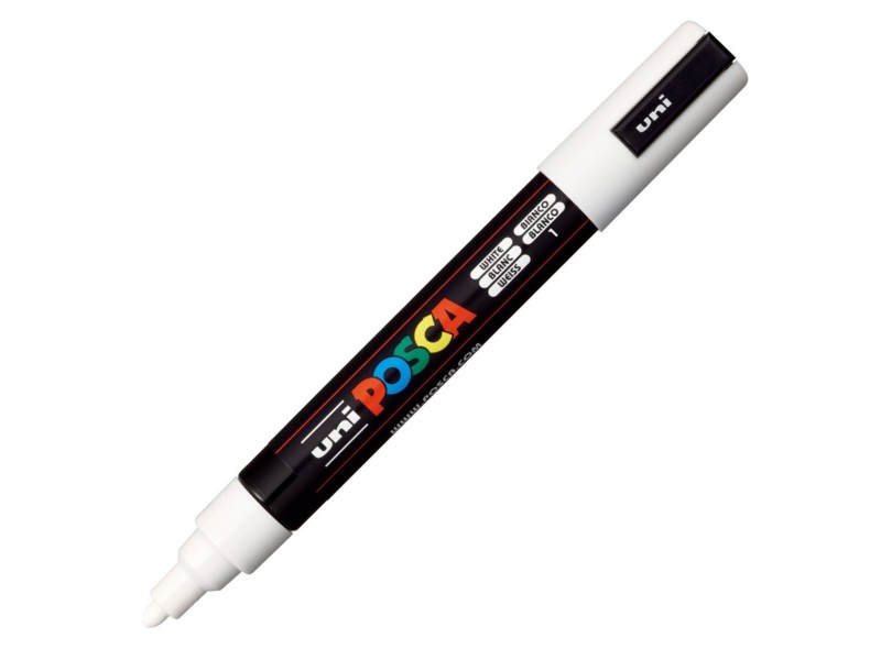 ROTULADOR UNI-BALL POSCA PC5M BLANCO Nº 1