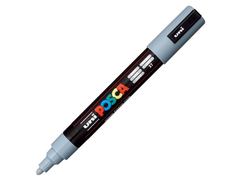 ROTULADOR UNI-BALL POSCA PC5M GRIS Nº 37