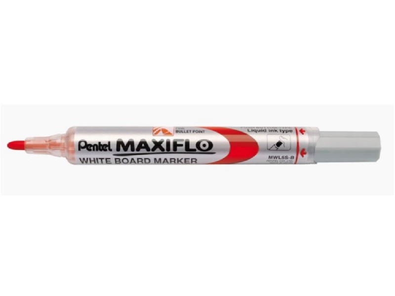 ROTULADOR PENTEL MWL5S PIZARRA MAXIFLO ROJO