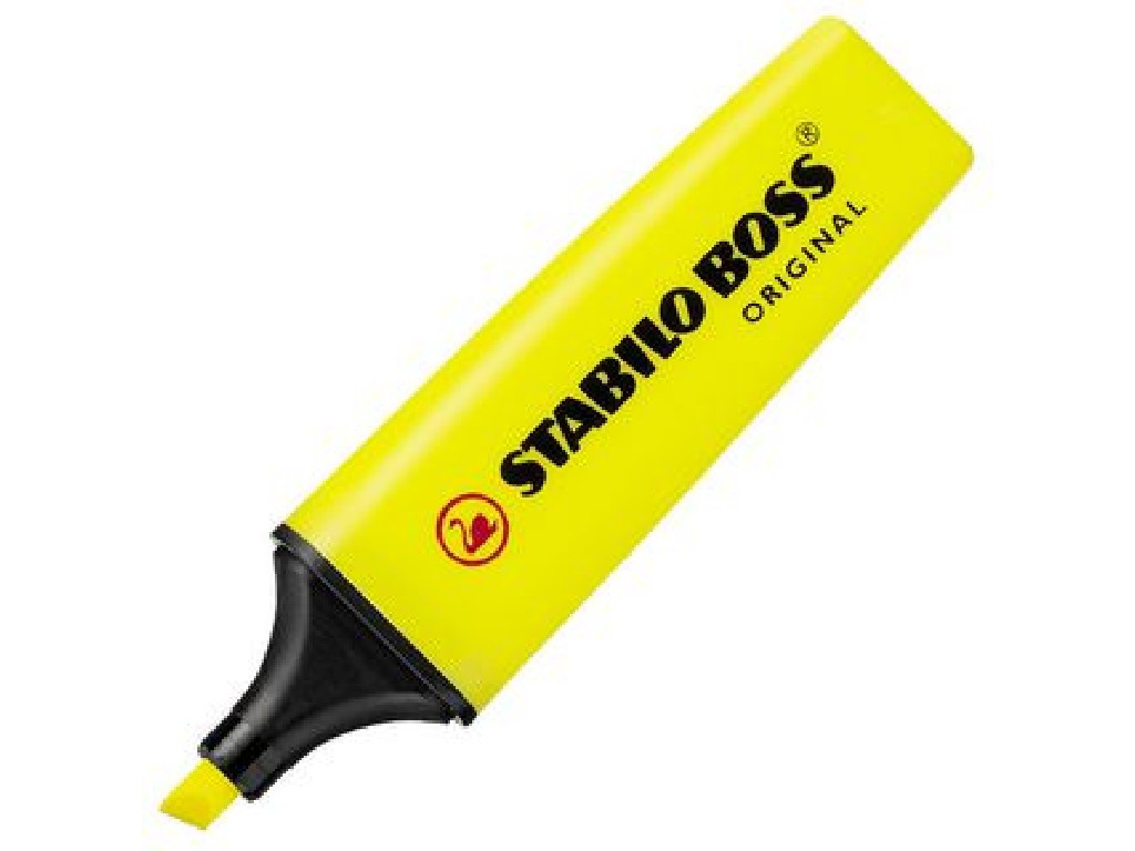 ROTULADOR FLUOR.STABILO BOSS ORIG. AMARILLO 70/24