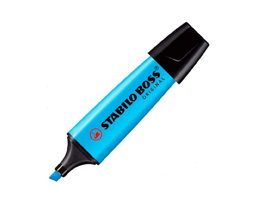 ROTULADOR FLUOR.STABILO BOSS ORIG. AZUL 70/31