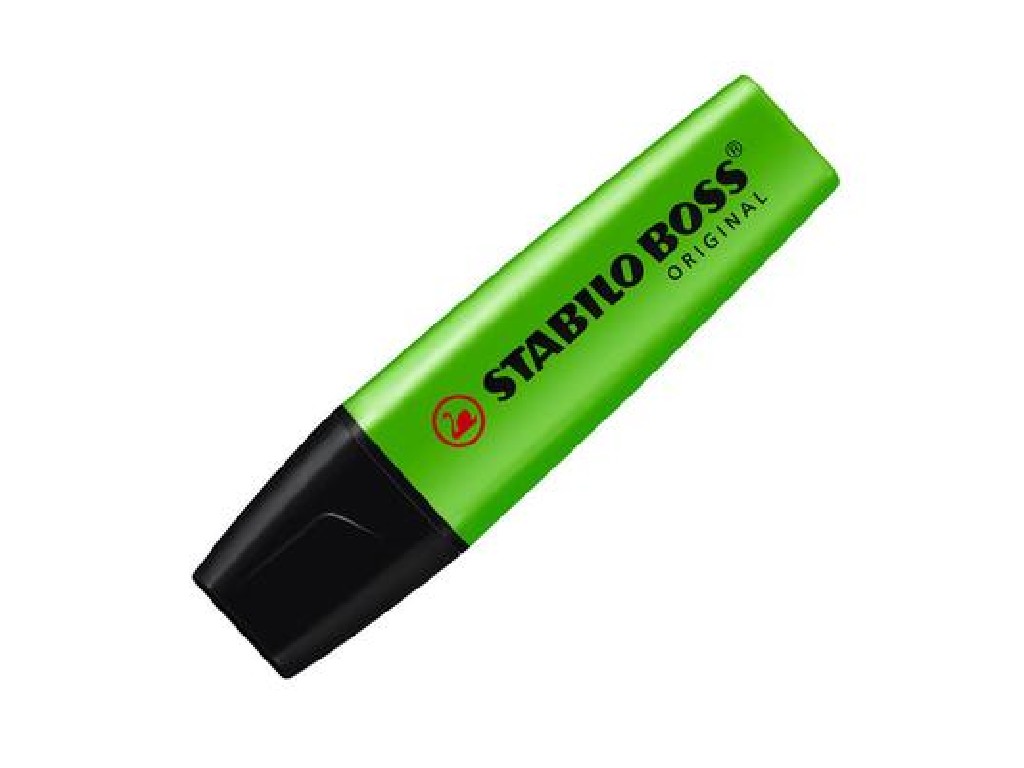 ROTULADOR FLUOR.STABILO BOSS ORIG. VERDE 70/33