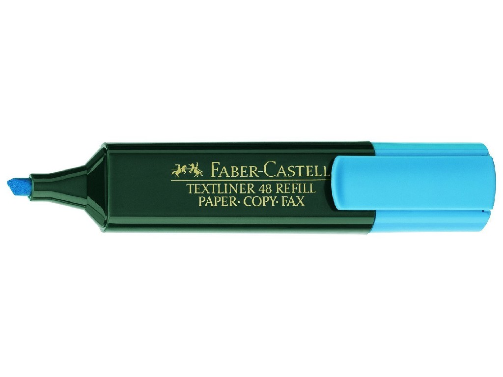 ROTULADOR FLUOR.FABER 48 TEXTLINER AZUL 48/51