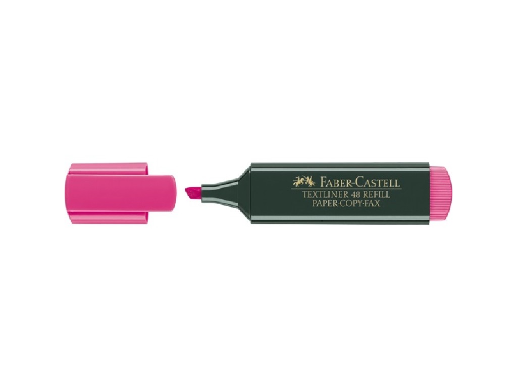ROTULADOR FLUOR.FABER 48 TEXTLINER ROSA 48/28