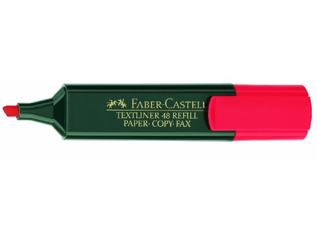 ROTULADOR FLUOR.FABER 48 TEXTLINER ROJO 48/21