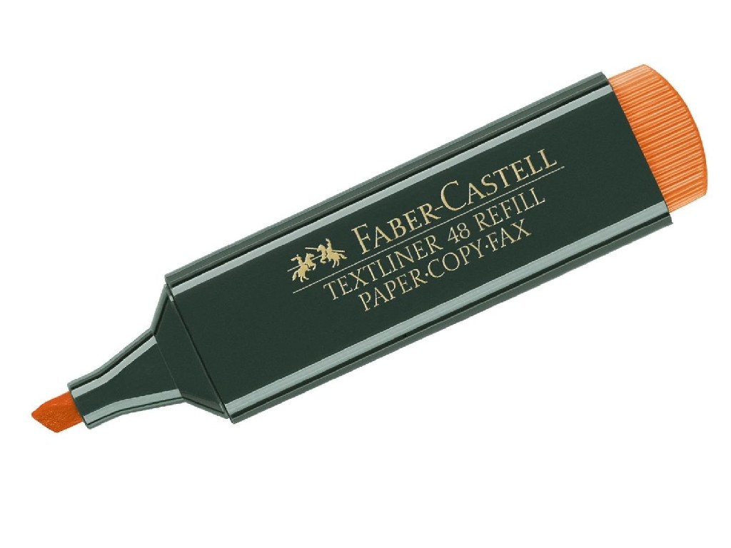 ROTULADOR FLUOR.FABER 48 TEXTLINER NARANJA 48/15