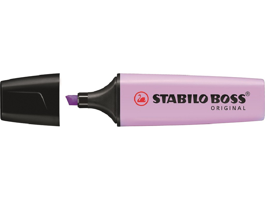 ROTULADOR FLUOR.STABILO BOSS PASTEL LILA 70/155