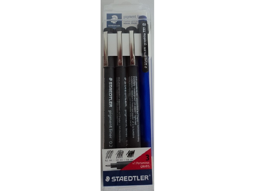 ROTULADOR STAEDTLER 308 3 UNIDADES 308S1WP3/