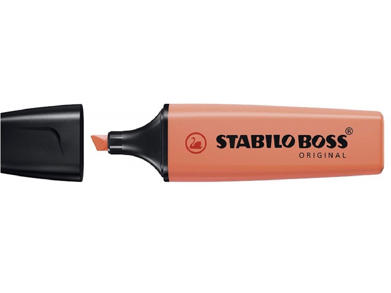 ROTULADOR FLUOR.STABILO BOSS PASTEL CORAL 70/140