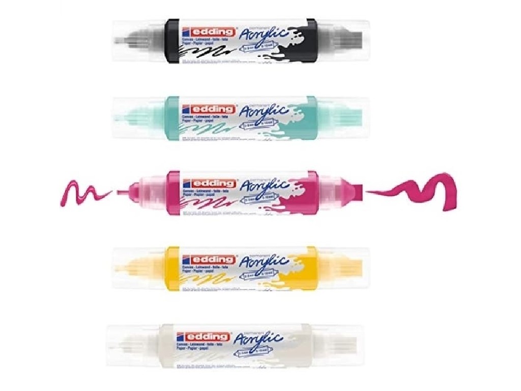 ROTULADOR EDDING Nº 5400-5S PACK/5 ACRYLIC