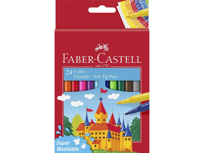 ROTULADOR FABER CASTELL 24 COLORES 554202