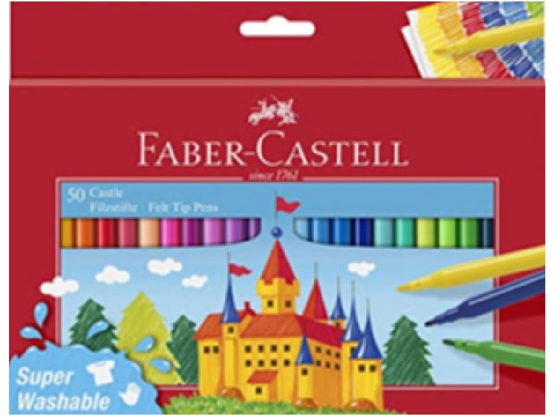 ROTULADOR FABER CASTELL 50 COLORES 554204