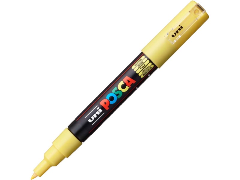 ROTULADOR UNI-BALL POSCA PC1M AMARILLO Nº 2