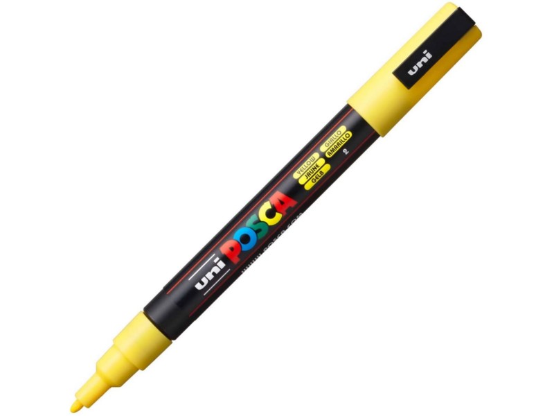 ROTULADOR UNI-BALL POSCA PC3M AMARILLO