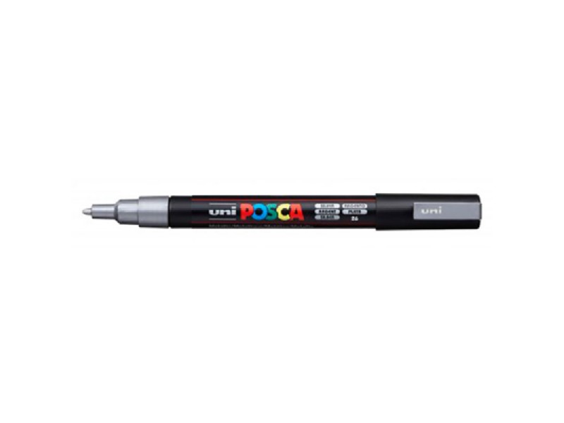 ROTULADOR UNI-BALL POSCA PC3M PLATA Nº 26