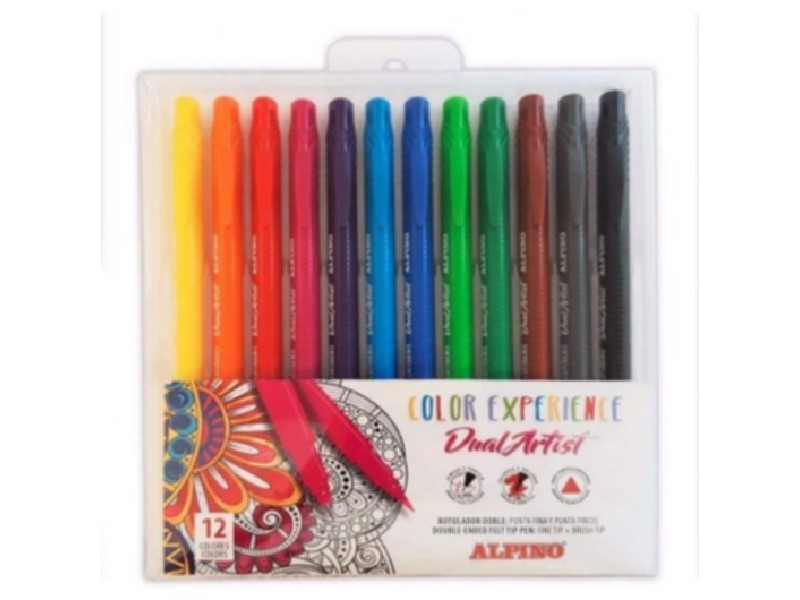 ROTULADOR ALPINO DUAL ARTIST 12 COLOR AR000186