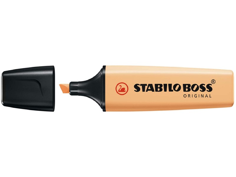 ROTULADOR FLUOR.STABILO BOSS PASTEL NARANJA 70/125