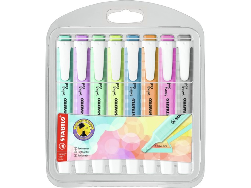 ROTULADOR FLUOR.STABILO SWING COOL EST/ 8 2758082