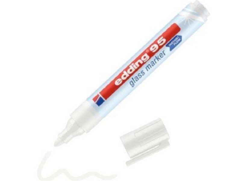 ROTULADOR EDDING Nº    95 VIDRIO BLANCO 95-49