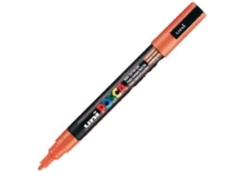 ROTULADOR UNI-BALL POSCA PC3M NARANJA