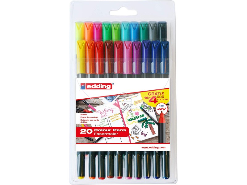 ROTULADOR EDDING Nº 1200 16+4 NEON 1200-20-S099