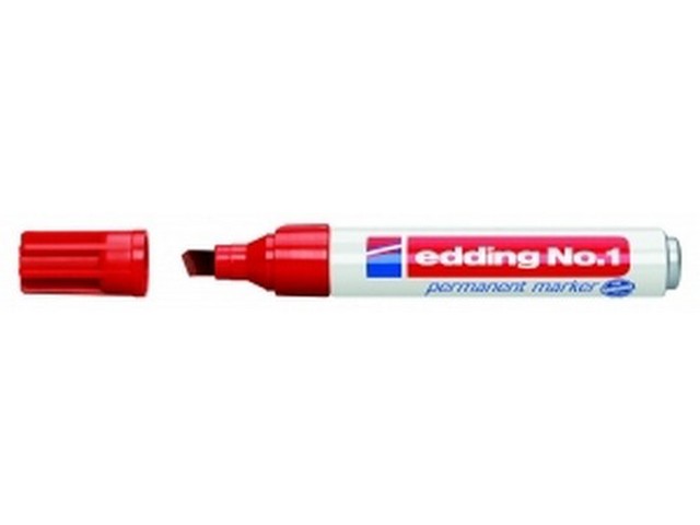 ROTULADOR EDDING Nº     1 ROJO 1-02