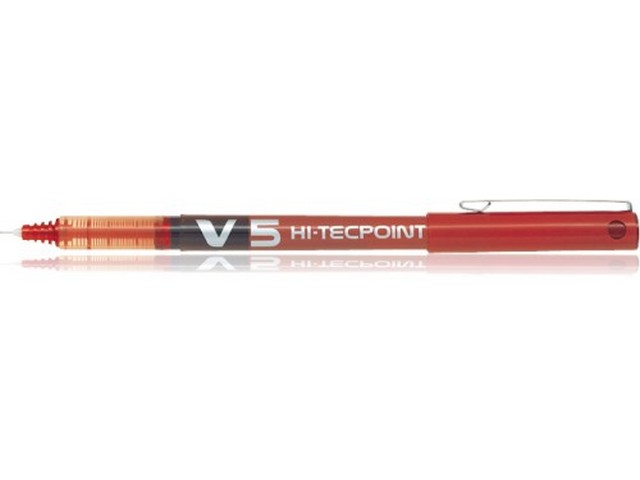 ROTULADOR PILOT V-5 HI-TECPOINT 0,5 ROJO UNIDAD /