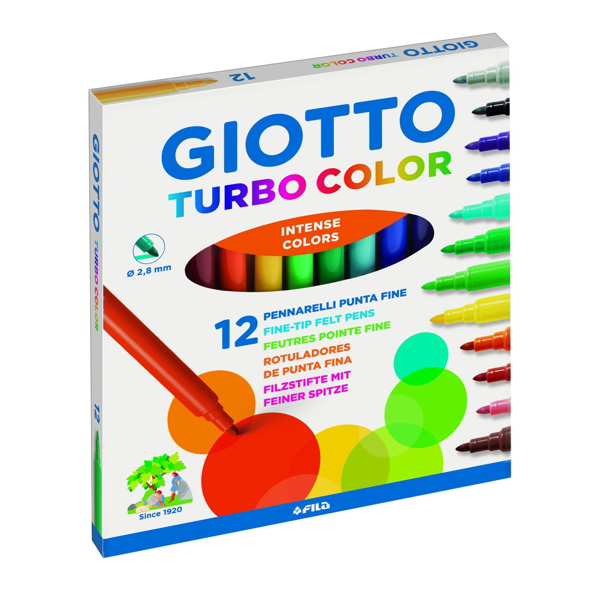 ROTULADOR FILA GIOTTO TURBOCOLOR 12 COLOR 416000