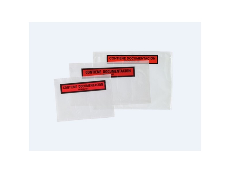SOBRE PLAST. PACKING-LIST 180x140 C/250 UNIDADES