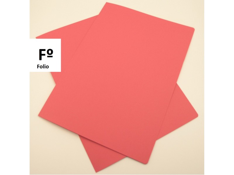 SUBCARPETA COLOR FOLIO ROSA unidad* /