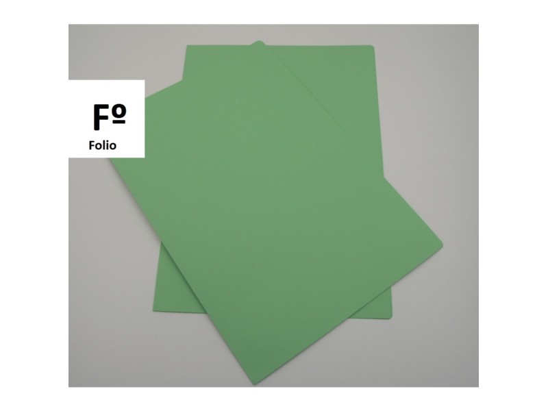 SUBCARPETA COLOR FOLIO VERDE unidad* /