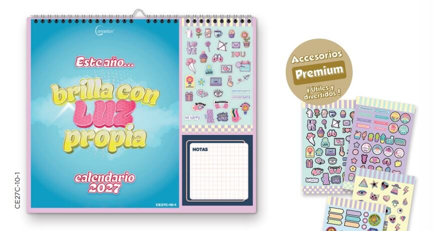 CALENDARIO 2027 PARED MP PLANIFICADOR CE27C101