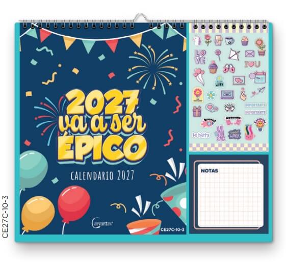 CALENDARIO 2027 PARED MP PLANIFICADOR CE27C103